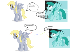 Size: 800x600 | Tagged: safe, edit, screencap, derpy hooves, spring melody, sprinkle medley, pegasus, pony, g4, comic, female, mare