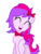 Size: 1536x2048 | Tagged: safe, artist:birdivizer, oc, oc only, oc:silent song, excited, happy, ponysona, simple background, smiling, solo, transparent background, vector