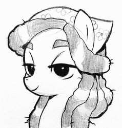 Size: 2231x2341 | Tagged: safe, artist:kianamai, tree hugger, pony, g4, make new friends but keep discord, season 5, bandana, female, high res, mare, solo