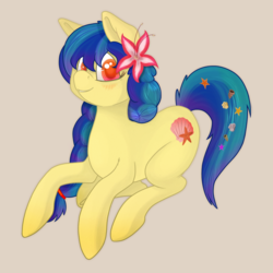 Size: 1000x1000 | Tagged: safe, artist:ponygiftart, oc, oc only, oc:shelly shores, earth pony, pony, solo