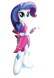 Size: 2480x3583 | Tagged: safe, artist:ikuvaito, rarity, equestria girls, g4, clothes, dress, female, high res, simple background, solo, transparent background