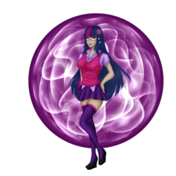 Size: 1024x1024 | Tagged: safe, artist:oosolareclipseoo, twilight sparkle, human, g4, clothes, female, humanized, solo, stockings