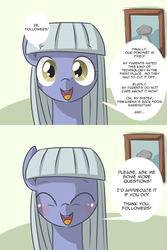 Size: 800x1200 | Tagged: safe, artist:frankier77, limestone pie, ask pinkamena diane pie, g4, ask, comic, female, solo, tumblr