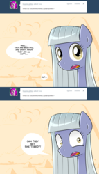 Size: 800x1400 | Tagged: safe, artist:frankier77, limestone pie, ask pinkamena diane pie, g4, ask, comic, female, solo, tumblr