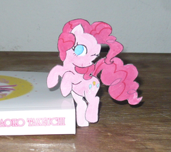 Size: 702x624 | Tagged: safe, artist:punksweet, pinkie pie, g4, colored, female, paper child, solo