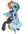 Size: 2500x3000 | Tagged: safe, artist:dfectivedvice, artist:pananovich, rainbow dash, g4, clothes, colored, corset, female, high res, lingerie, panties, simple background, socks, stockings, thigh highs, transparent background, underwear