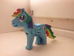 Size: 640x480 | Tagged: safe, artist:balthazar147, rainbow dash, g4, customized toy, female, lego, solo