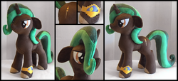 Size: 1600x727 | Tagged: safe, artist:equestriaplush, oc, oc only, oc:lightstruck, irl, minecraft, photo, plushie, solo