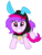 Size: 1536x2048 | Tagged: safe, artist:birdivizer, oc, oc only, oc:silent song, earth pony, pony, bowtie, bunny costume, bunny ears, clothes, costume, dangerous mission outfit, excited, female, happy, hoodie, looking at you, mare, running, simple background, smiling, solo, transparent background