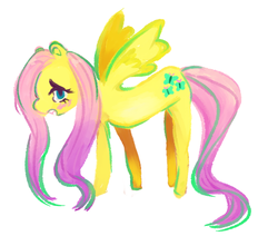 Size: 962x849 | Tagged: dead source, safe, artist:maliwanelegance, fluttershy, pegasus, pony, g4, female, solo