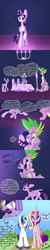 Size: 640x3200 | Tagged: safe, artist:aviantheatrics, princess cadance, shining armor, spike, twilight sparkle, alicorn, pony, ask twilight and spike!, g4, ask-twispike, comic, female, male, mare, older, older spike, ship:shiningcadance, ship:twispike, shipping, straight, tumblr, twilight sparkle (alicorn)