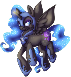 Size: 782x841 | Tagged: safe, artist:xnir0x, nightmare moon, g4, female, solo