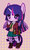 Size: 445x733 | Tagged: safe, artist:notatoron, twilight sparkle, anthro, g4, ambiguous facial structure, clothes, female, pixiv, school uniform, solo, twilight sparkle (alicorn)