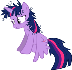 Size: 6000x5888 | Tagged: safe, artist:slb94, twilight sparkle, alicorn, pony, g4, absurd resolution, female, mare, messy mane, sad, simple background, solo, spread wings, transparent background, twilight sparkle (alicorn), vector, wings