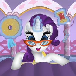 Size: 4000x4000 | Tagged: safe, artist:phoenixdash, rarity, pony, g4, female, solo