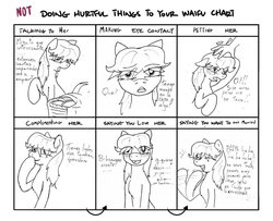 Size: 992x806 | Tagged: safe, oc, oc only, oc:anon, oc:maría teresa de los ponyos paguetti, earth pony, pony, doing loving things, female, mare, meme, rejection, solo, spanish, translated in the comments, ya es hora