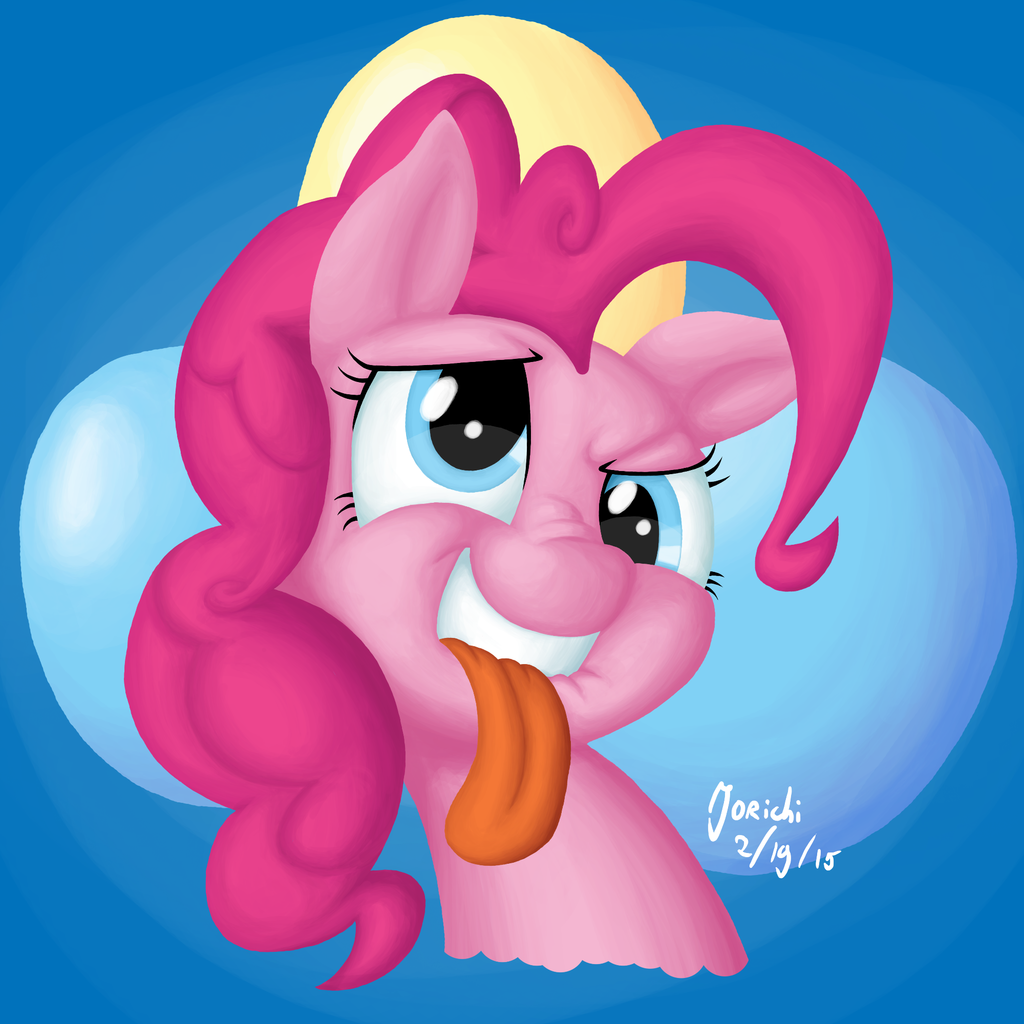 Safe Artist Jorichi Pinkie Pie Earth Pony Pony Bust Digital Art Female Solo