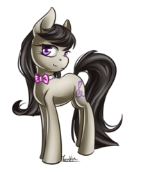 Size: 732x900 | Tagged: safe, artist:moenkin, octavia melody, g4, female, simple background, solo, transparent background