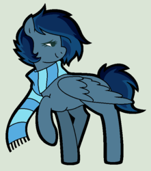 Size: 592x670 | Tagged: safe, artist:son-of-an-assbutt, oc, oc only, pegasus, pony, clothes, female, mare, scarf