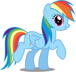 Size: 8000x7600 | Tagged: safe, artist:dashiesparkle, rainbow dash, pegasus, pony, g4, the mysterious mare do well, .svg available, absurd resolution, female, looking at you, mare, simple background, smiling, solo, svg, transparent background, vector