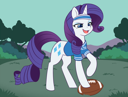 Size: 950x723 | Tagged: safe, artist:duskyamore, rarity, g4, american football, female, indianapolis colts, nfl, solo, super bowl, super bowl xlix