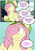 Size: 1280x1810 | Tagged: dead source, safe, artist:rainbowscreen, fluttershy, ask the gaylord, g4, butterscotch, comic, rule 63