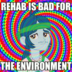 Size: 500x500 | Tagged: safe, captain planet, equestria girls, g4, animated, background human, drugs, eco kid insults, image macro, meme