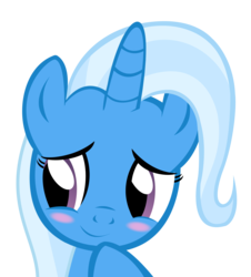 Size: 2800x3102 | Tagged: safe, artist:kuren247, trixie, pony, unicorn, g4, blushing, cute, diatrixes, female, high res, mare, simple background, solo, transparent background, vector