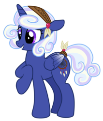 Size: 1024x1203 | Tagged: safe, artist:j-lin-mlp, oc, oc only, oc:moonlit dusk, alicorn, pony, alicorn oc, solo