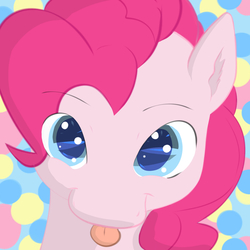 Size: 1500x1500 | Tagged: safe, artist:helenanyadepie, pinkie pie, earth pony, pony, g4, female, solo