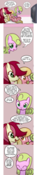 Size: 800x3750 | Tagged: safe, artist:why485, daisy, flower wishes, lily, lily valley, roseluck, ask the flower trio, g4, ask, comic, flower trio, tumblr