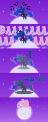 Size: 1024x2619 | Tagged: safe, artist:1dkv, princess luna, sheep, g4, comic, moon, pointy ponies, singing, tangible heavenly object, year of the sheep