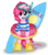 Size: 5500x6300 | Tagged: safe, artist:korchristmas, pinkie pie, earth pony, pony, g4, absurd resolution, bipedal, cute, donut, female, flippers (gear), floaty, goggles, inner tube, simple background, snorkel, solo, summer, surfboard, transparent background