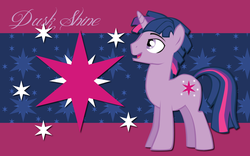 Size: 2560x1600 | Tagged: safe, artist:alicehumansacrifice0, artist:ooklah, artist:trotsworth, twilight sparkle, g4, dusk shine, rule 63, solo, vector, wallpaper