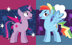 Size: 2560x1600 | Tagged: safe, artist:alicehumansacrifice0, artist:ooklah, artist:trotsworth, rainbow dash, twilight sparkle, g4, dusk shine, rainbow blitz, rule 63