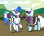 Size: 1024x849 | Tagged: safe, artist:tielgar, elsie, photo finish, pretty vision, sapphire shores, g4, background pony