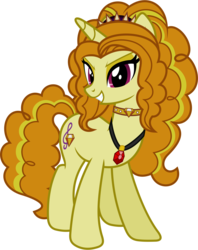 Size: 4680x5920 | Tagged: safe, artist:90sigma, adagio dazzle, pony, unicorn, equestria girls, g4, absurd resolution, equestria girls ponified, female, jewelry, necklace, pendant, ponified, simple background, solo, transparent background, unicorn adagio dazzle, vector