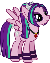 Size: 4770x5910 | Tagged: safe, artist:90sigma, aria blaze, pegasus, pony, g4, absurd resolution, bracelet, dazzling, disguise, disguised siren, equestria girls ponified, female, gem, jewelry, pegasus aria blaze, pendant, ponified, simple background, siren gem, solo, spread wings, transparent background, vector, wings