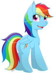 Size: 768x1041 | Tagged: safe, artist:missitofu, rainbow dash, g4, female, solo