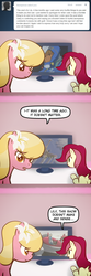 Size: 650x1950 | Tagged: safe, artist:why485, lily, lily valley, roseluck, ask the flower trio, g4, ask, comic, tumblr