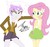 Size: 900x845 | Tagged: safe, artist:bluse, fluttershy, gilda, human, equestria girls, g4, background removed, bully, bullying, crying, cutie mark on clothes, equestria girls-ified, female, flutterbuse, fluttershy's skirt, show accurate, signature, simple background, white background