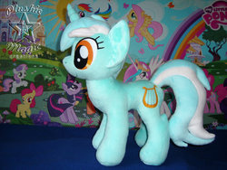 Size: 1024x768 | Tagged: safe, artist:sunflowertiger, lyra heartstrings, pony, g4, irl, photo, plushie