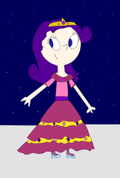 Size: 704x1040 | Tagged: safe, artist:04startycornonline88, rarity, human, g4, the best night ever, 1000 hours in ms paint, clothes, dress, female, gala dress, humanized, solo