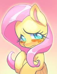 Size: 500x650 | Tagged: safe, artist:jirousan, part of a set, fluttershy, pegasus, pony, g4, crying, female, mare, solo