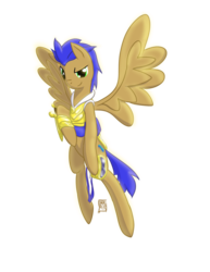 Size: 1024x1325 | Tagged: safe, artist:etiluos, oc, oc only, oc:zephyr verve, pegasus, pony, armor, goggles, royal guard