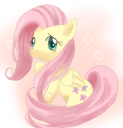 Size: 1117x1165 | Tagged: safe, artist:penteru, fluttershy, g4, crying, female, pixiv, solo