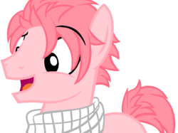 Size: 751x563 | Tagged: safe, artist:bronyhighfive63, dracony, fairy tail, natsu dragneel, ponified, solo