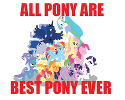 Size: 739x593 | Tagged: safe, apple bloom, applejack, derpy hooves, fluttershy, pinkie pie, princess celestia, princess luna, rainbow dash, rarity, scootaloo, spike, sweetie belle, trixie, twilight sparkle, alicorn, dragon, earth pony, pegasus, pony, unicorn, best pony, bucking, cutie mark crusaders, dragons riding ponies, eye contact, eyes closed, female, flying, frown, glare, grin, image macro, jumping, lidded eyes, looking at each other, looking up, mane seven, mane six, mare, meme, open mouth, ponies riding ponies, pose, pronking, raised hoof, rearing, riding, scootaloo riding rainbow dash, smiling, spike riding twilight, spread wings, truth, twilight sparkle (alicorn), upside down