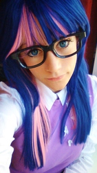 Size: 540x960 | Tagged: safe, artist:amaicherry, twilight sparkle, human, g4, cosplay, irl, irl human, photo