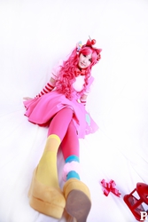 Size: 853x1279 | Tagged: safe, artist:harley1997, pinkie pie, human, g4, cosplay, irl, irl human, photo